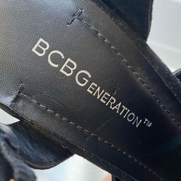BCBGeneration platform gem ultra high heels leather uppers  7.5 gothcore - Picture 9 of 11